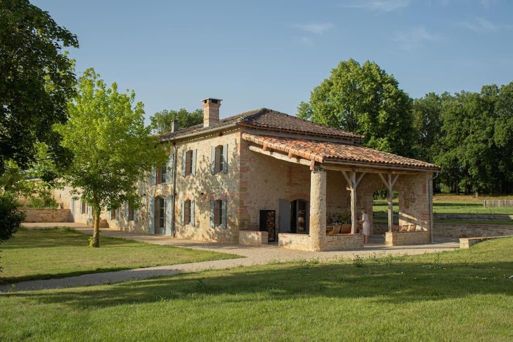 L'Heritier, Maison Climatisee, 12Pers Avec Piscine Villa Marzens Exterior foto
