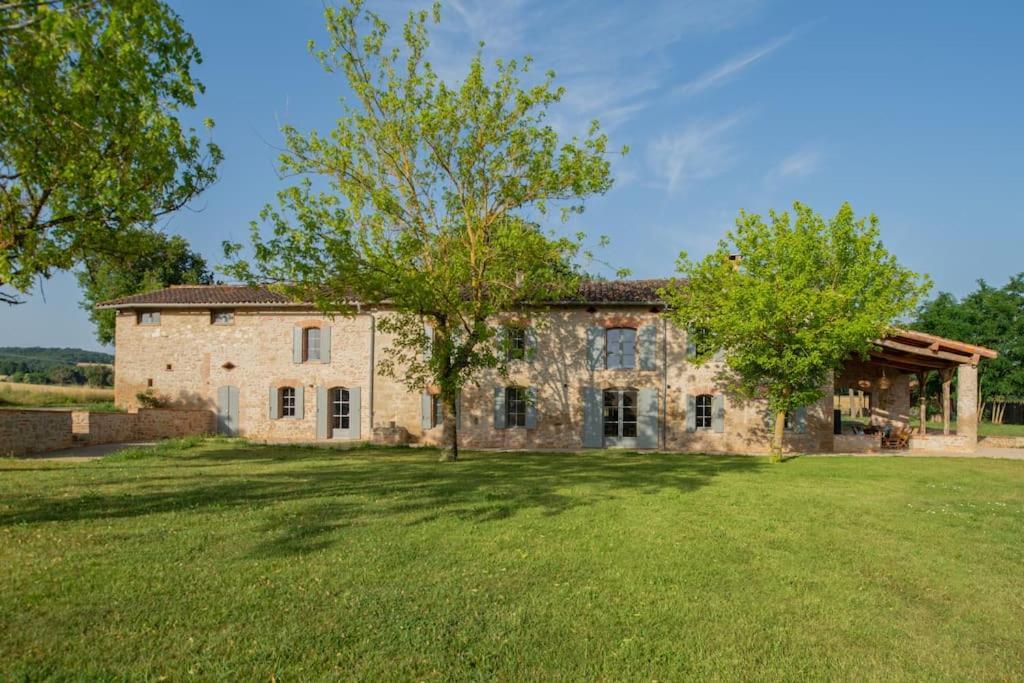 L'Heritier, Maison Climatisee, 12Pers Avec Piscine Villa Marzens Exterior foto